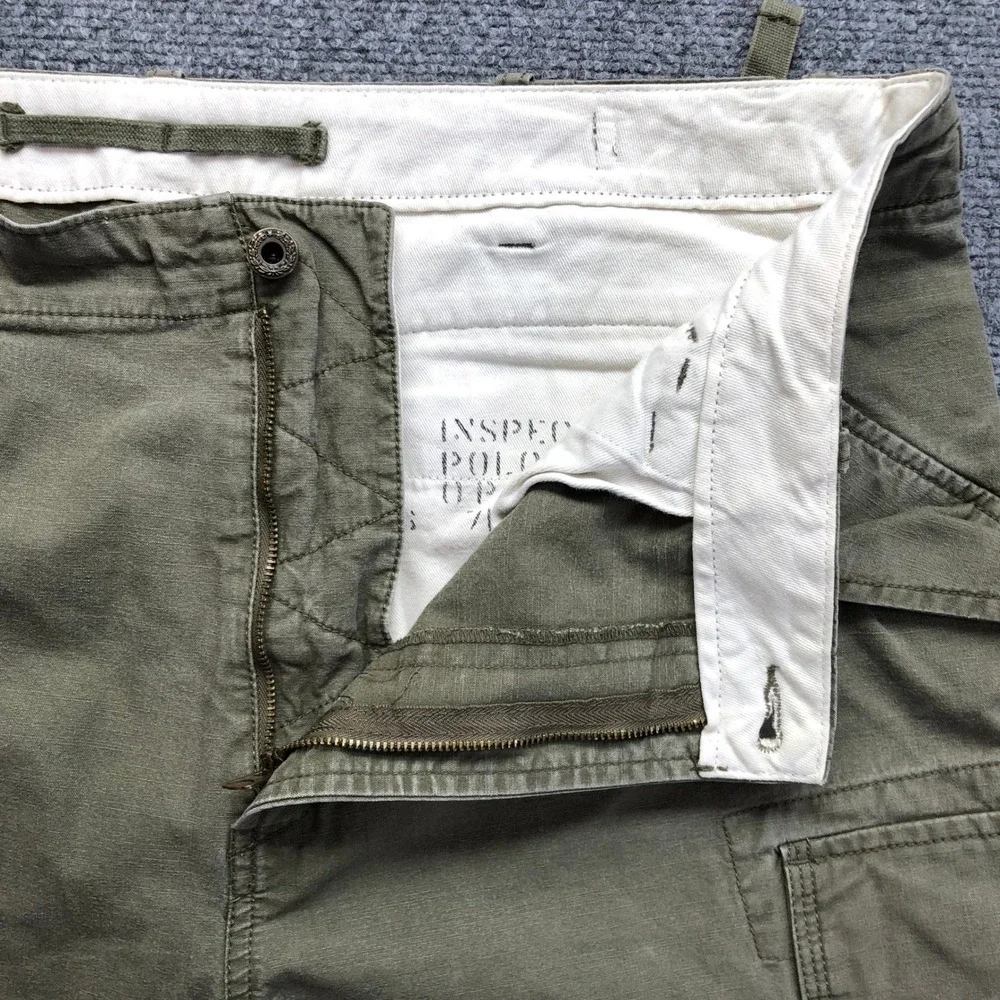 Polo Ralph Lauren Surplus Chino Cargo Pants Mens 38x30 Olive Green Classic Fit